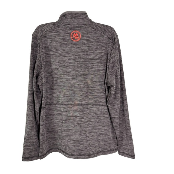 Cloudveil Men’s Fleece Lined Quarter Zip Pullover Gray Black Heather Size M - Picture 9 of 11